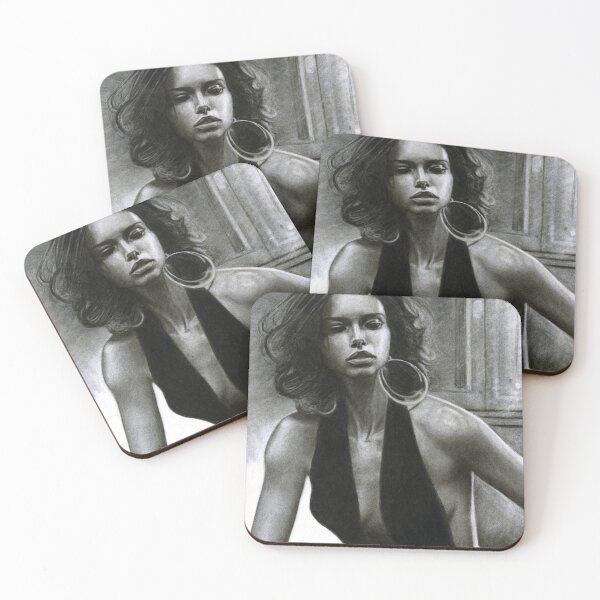 Item preview, Adriana Lima Charcoal Drawing designed and sold by daverives.