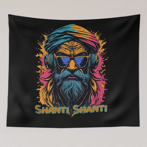 Item preview, Shanti Shanti Baba designed and sold by ZenStickConcept.