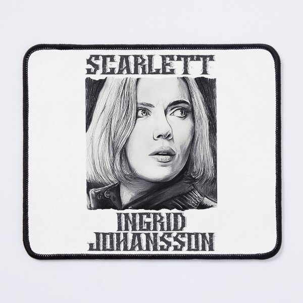 Item preview, scarlett ingrid johansson hand drawing graphic design and illustration by ironpalette designed and sold by ironpalette.