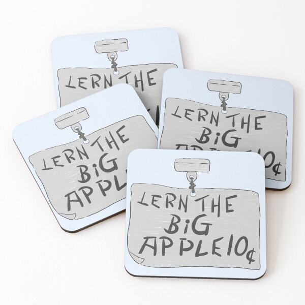 Item preview, Lern the big Apple b+w designed and sold by ht.