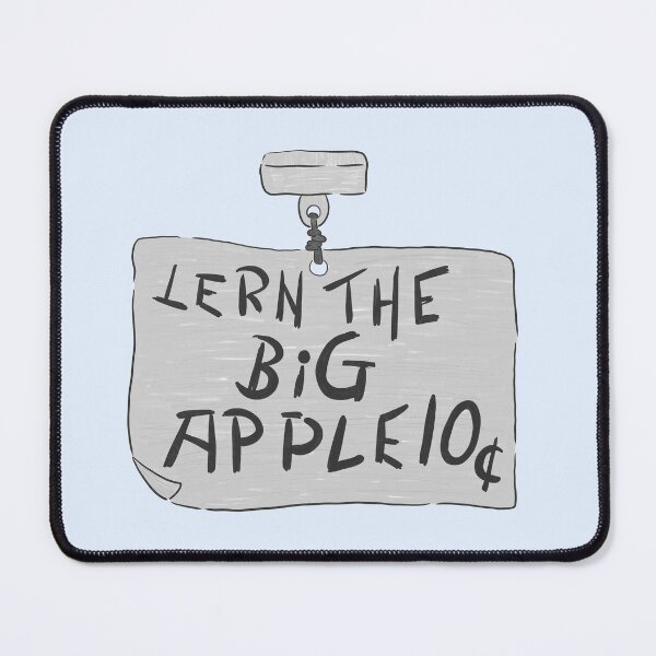 Item preview, Lern the big Apple b+w designed and sold by ht.