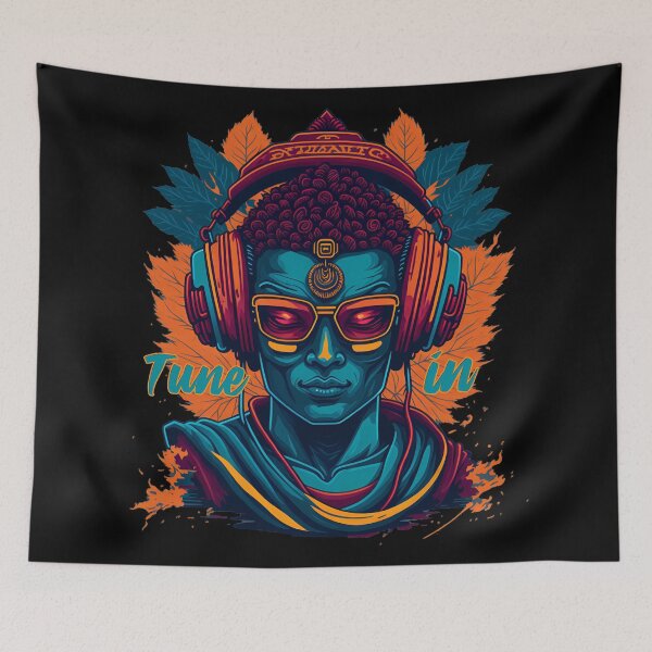 Item preview, Tune In Buddha designed and sold by ZenStickConcept.