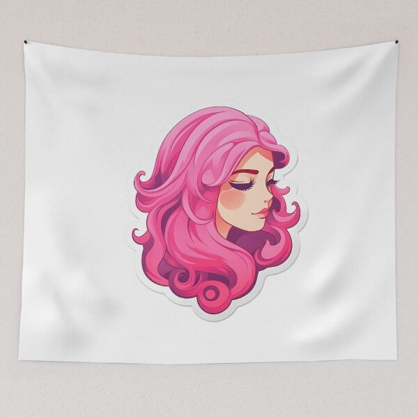 Item preview, Pink Hair Color - Susan designed and sold by AdiRemba.