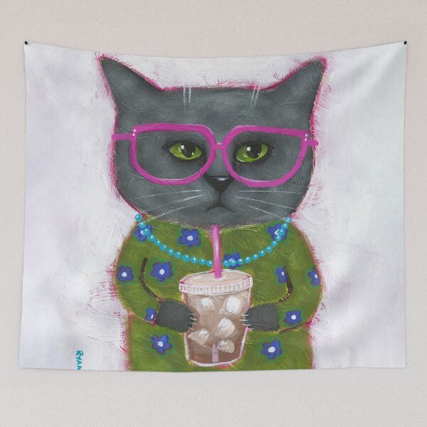 Item preview, Jillian The Receptionist designed and sold by KilkennyCat Art.