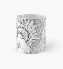 Träumendes Mädchen eingefärbt Tasse (Standard)
