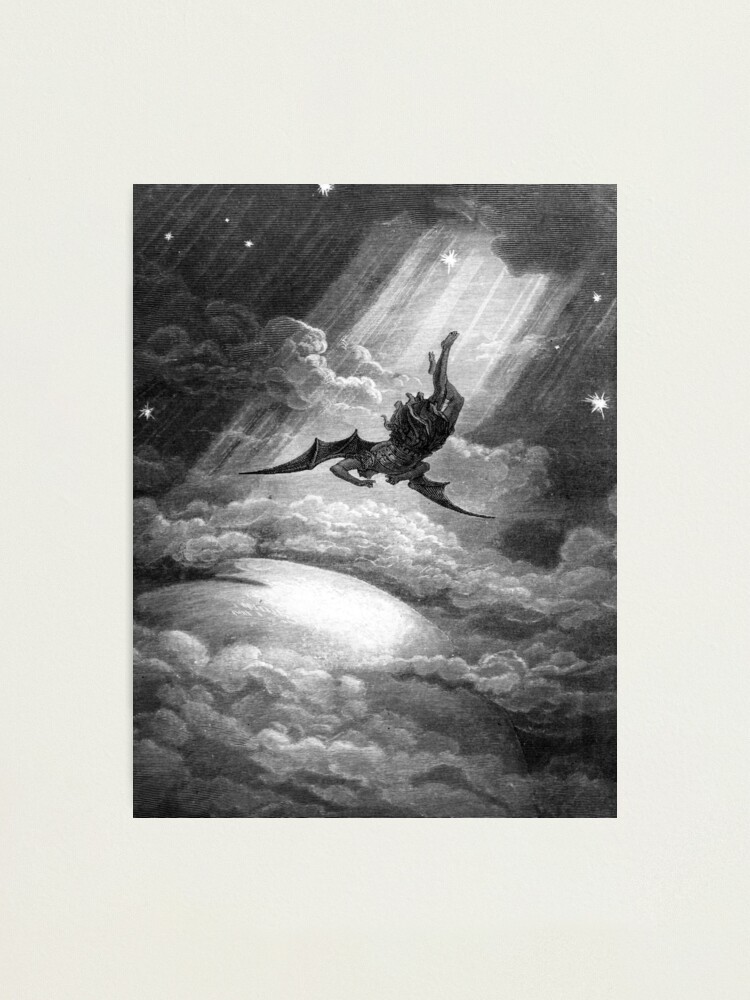 Satan, The Fallen Angel: Gustave Dore: Archival Quality Print 