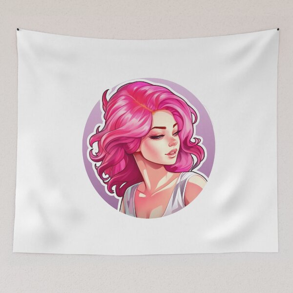 Item preview, Pink Hair Color - Lori designed and sold by AdiRemba.