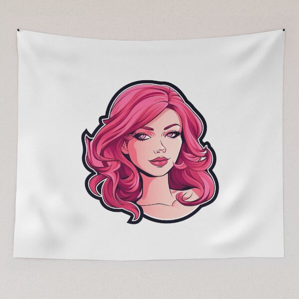 Item preview, Pink Hair Color - Lydia designed and sold by AdiRemba.