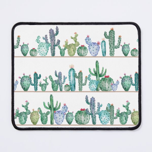 Item preview, Cacti in a Shelf - Watercolor Seamless Pattern Design designed and sold by Chigurena.