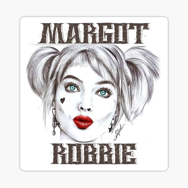 Item preview, Margot Robbie Handzeichnung, Grafikdesign und Illustration von Ironpalette designed and sold by ironpalette.