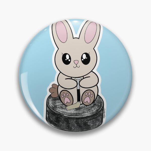Item preview, Puck Bunny (Plain) designed and sold by Art by Jessica Beroldi.