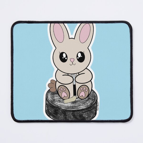 Item preview, Puck Bunny (Plain) designed and sold by Art by Jessica Beroldi.