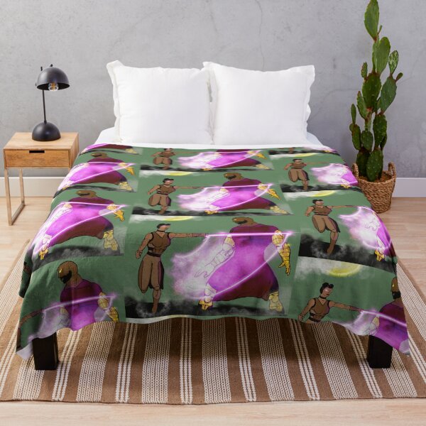 OPHIA & TELEMIKUS Drawing Throw Blanket