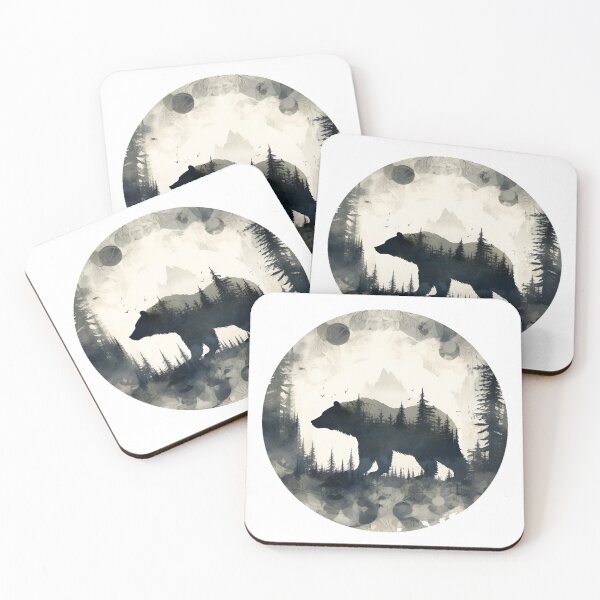 Item preview, Beautiful Abstract Bear | Word Bear Day designed and sold by StickeryPickery.