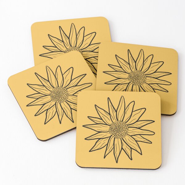 Item preview, Sunflowers Lineart designed and sold by SavannahLilyDesigns.