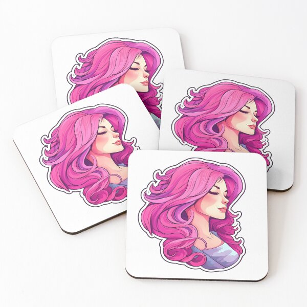 Item preview, Pink Hair Color - Kelly designed and sold by AdiRemba.