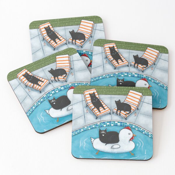 Item preview, The Chicken Floatie designed and sold by KilkennyCat Art.