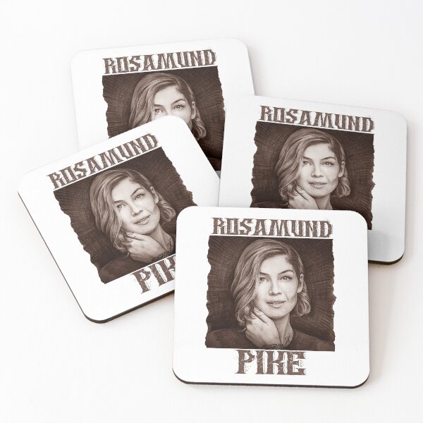 Item preview, Rosamund Pike hand drawing graphic design and illustration by ironpalette designed and sold by ironpalette.