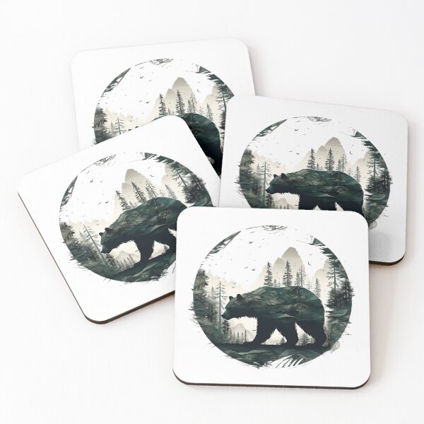 Item preview, Beautiful Abstract Bear | Word Bear Day designed and sold by StickeryPickery.