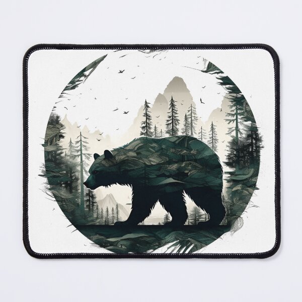 Item preview, Beautiful Abstract Bear | Word Bear Day designed and sold by StickeryPickery.