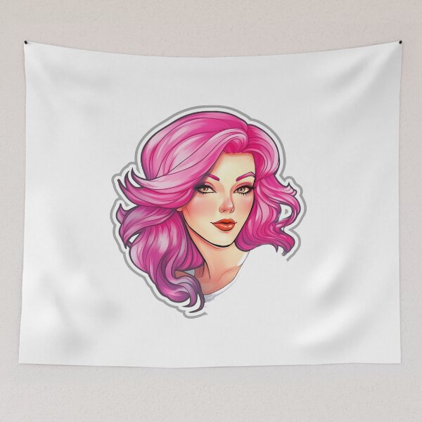 Item preview, Pink Hair Color - Shannon designed and sold by AdiRemba.