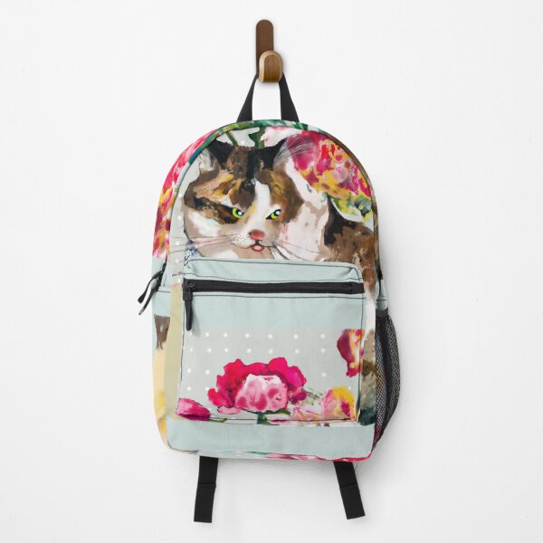 Artikelvorschau, Maine-Coon-Katze und Pfingstrosen entworfen und verkauft von rmoneeshop.
