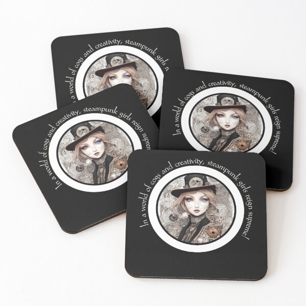 Item preview, Steampunk - In a world of cogs and creativity, steampunk girls reign supreme! designed and sold by Mechanical-Artt.
