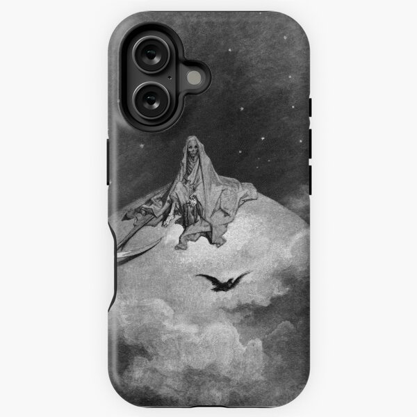 Item preview, Death and the Moon - The Raven - Gustave Dore designed and sold by forgottenbeauty.