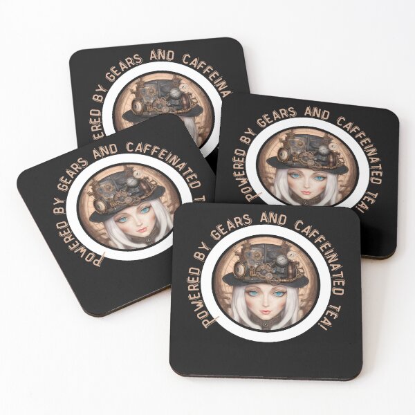 Item preview, Steampunk girl - Powered by gears and caffeinated tea! designed and sold by Mechanical-Artt.