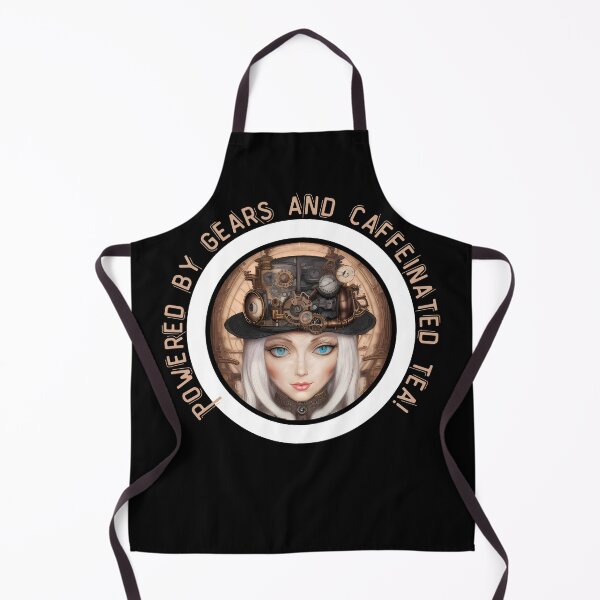 Item preview, Steampunk girl - Powered by gears and caffeinated tea! designed and sold by Mechanical-Artt.