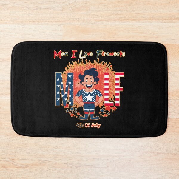 Item preview, MILF Man I Love Fireworks 4th of July Rocket Man designed and sold by danielliamgill.