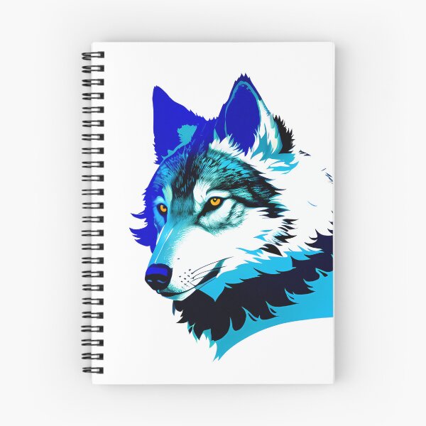Aperçu de l'œuvre Loup bleu créée et vendue par Formidabelt.
