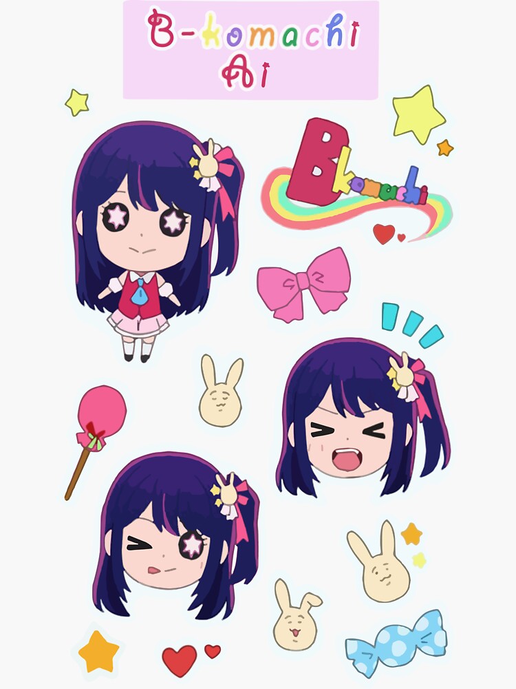 B Komachi Stickers for Sale