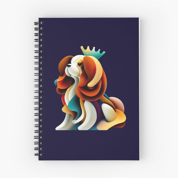 Item preview, Abstract Cavalier King: Vibrant and Coloreful Energy designed and sold by Woof-n-Wear.