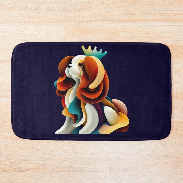 Item preview, Abstract Cavalier King: Vibrant and Coloreful Energy designed and sold by Woof-n-Wear.