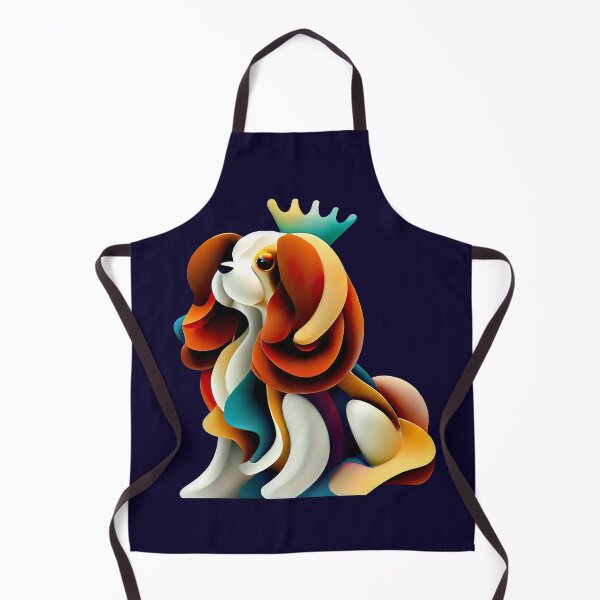 Item preview, Abstract Cavalier King: Vibrant and Coloreful Energy designed and sold by Woof-n-Wear.