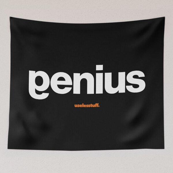 Item preview, 16197-08-BDK - Genius Type 8 (blanco) designed and sold by Uselesstuff.