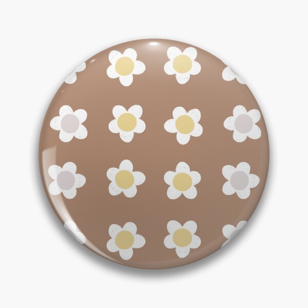Item preview, Cute Flower Stripes Spring And Summer Floral Pattern Brown designed and sold by scorpiolane.