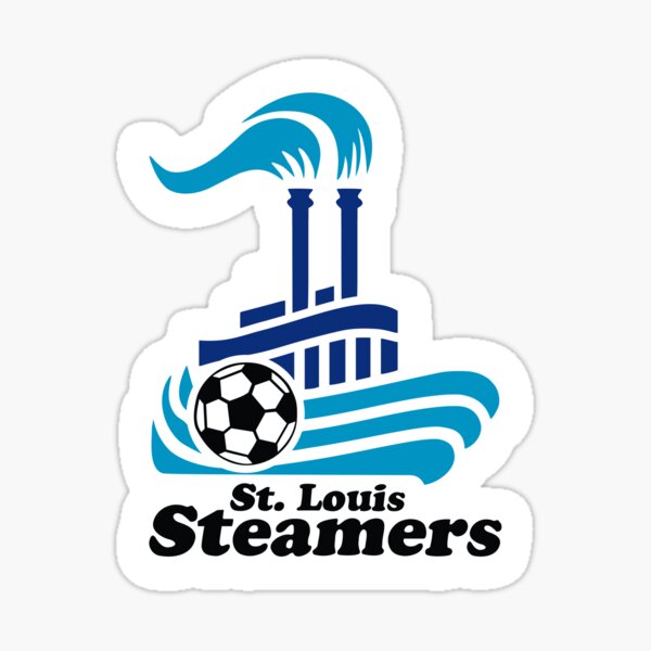 NEW VINTAGE ST. LOUIS STEAMERS SOCCER SHORT SLEEVE T SHIRT, MISL RETRO