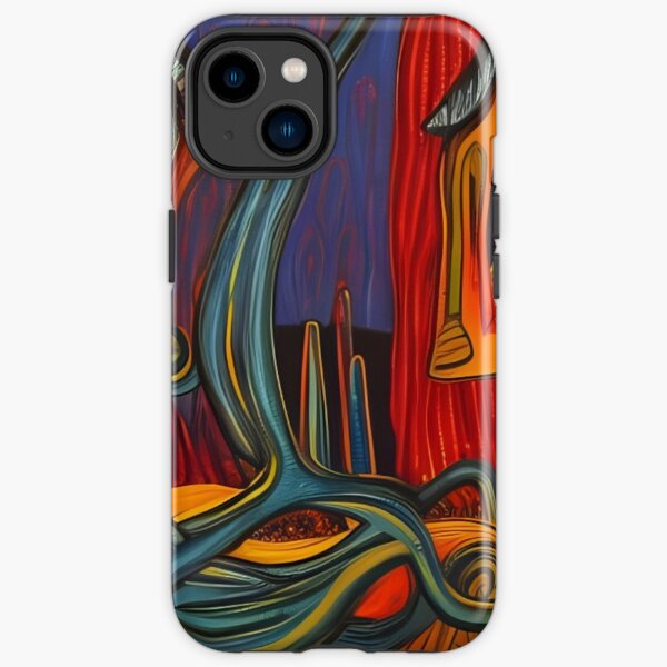 Rapunzel Undone: scène de conte de fées abstrait art brut Coque antichoc iPhone