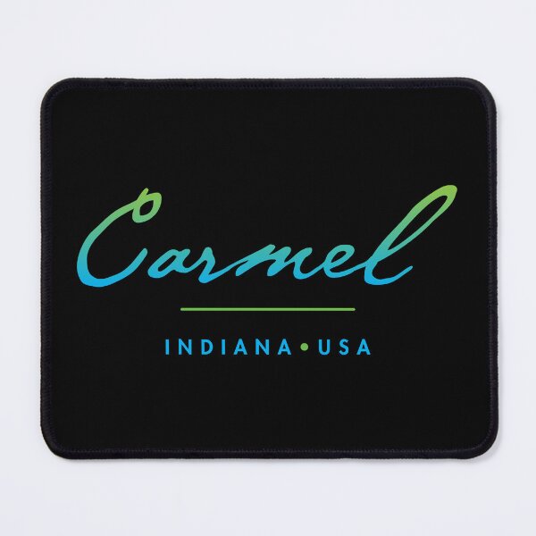 Item preview, Carmel Indiana Typographic Design designed and sold by Futurebeachbum.