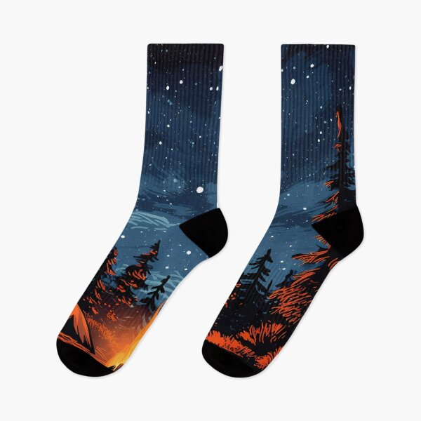 Item preview, Forest campfire with the stars for company  designed and sold by SweetWhiskers.