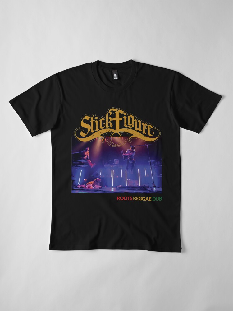 Alternative Ansicht von Strichmännchen Wurzeln Reggae Dub Premium T-Shirt
