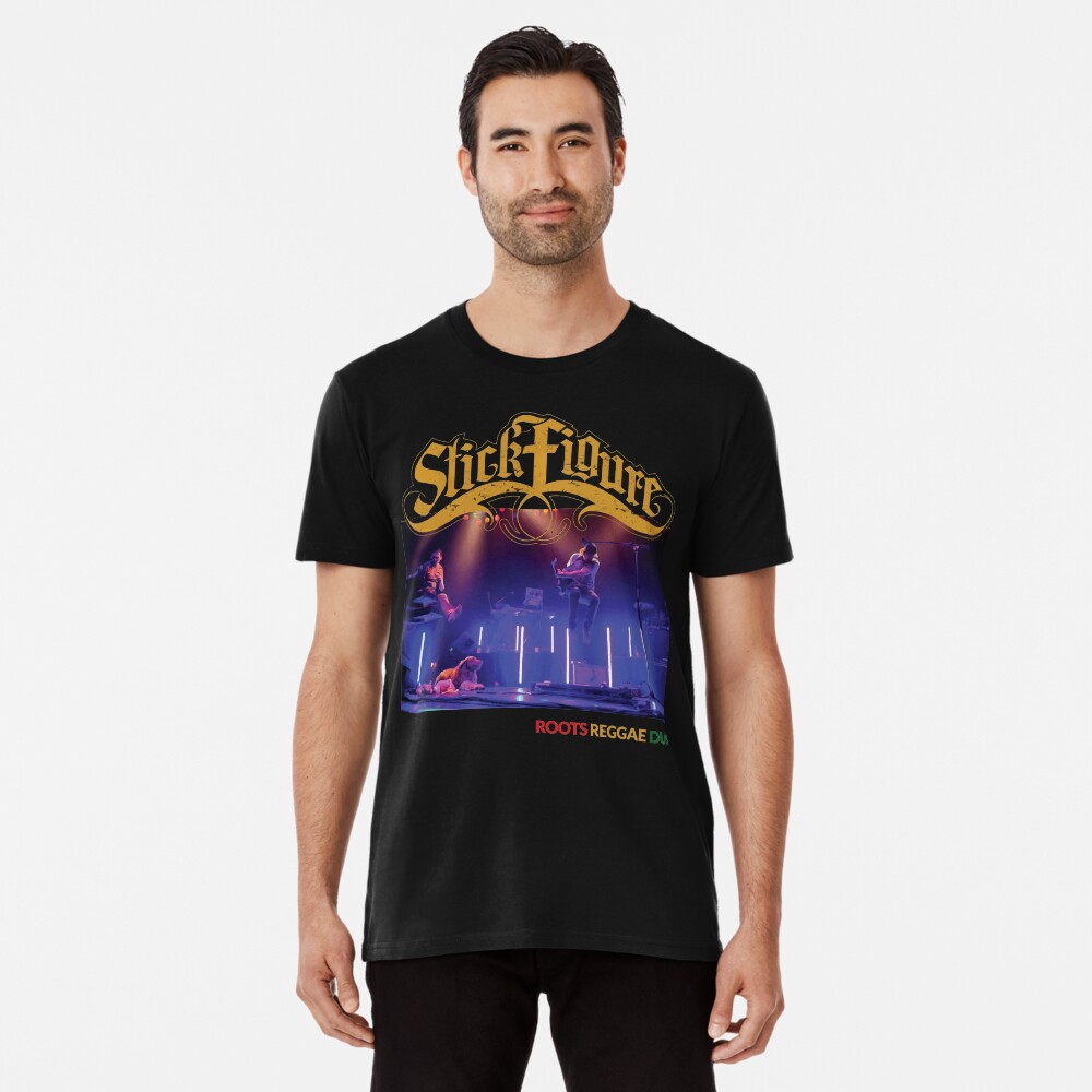 Strichmännchen Wurzeln Reggae Dub Premium T-Shirt