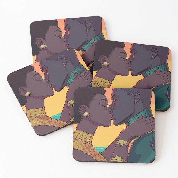 Item preview, superheroes in love designed and sold by Osazesart.