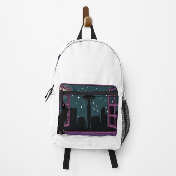 Item preview, Cat Sitting in Seattle Window designed and sold by TheKrazyHippie.