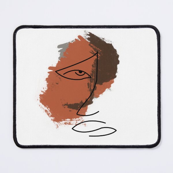 Item preview, Single Line Art Minimalist Terracotta woman face designed and sold by Doooriginals.