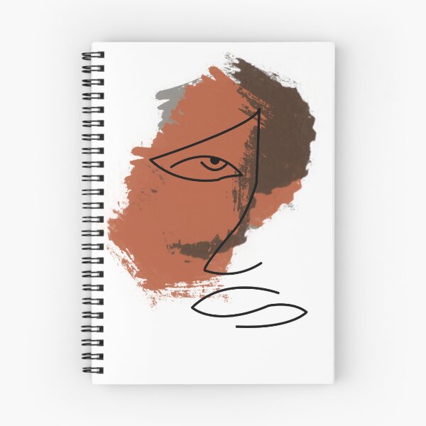 Item preview, Single Line Art Minimalist Terracotta woman face  designed and sold by Doooriginals.