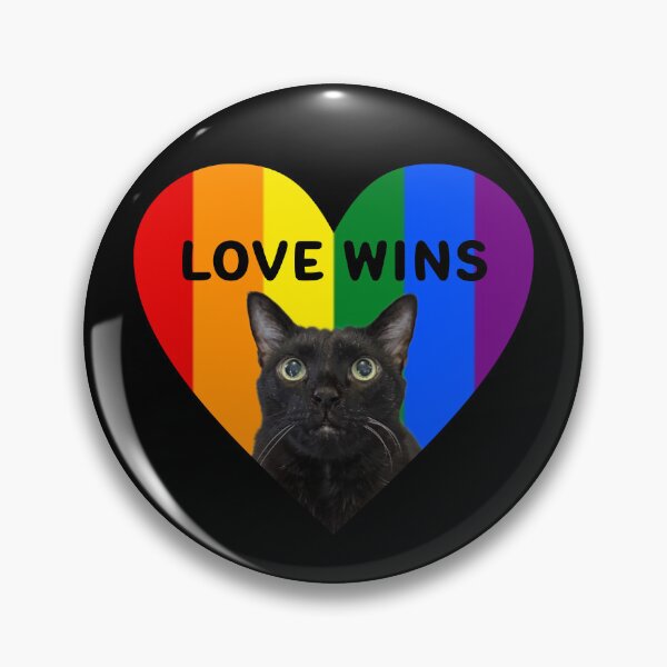 Item preview, El amor gana: orgullo para los amantes de los gatos designed and sold by MannyShop.