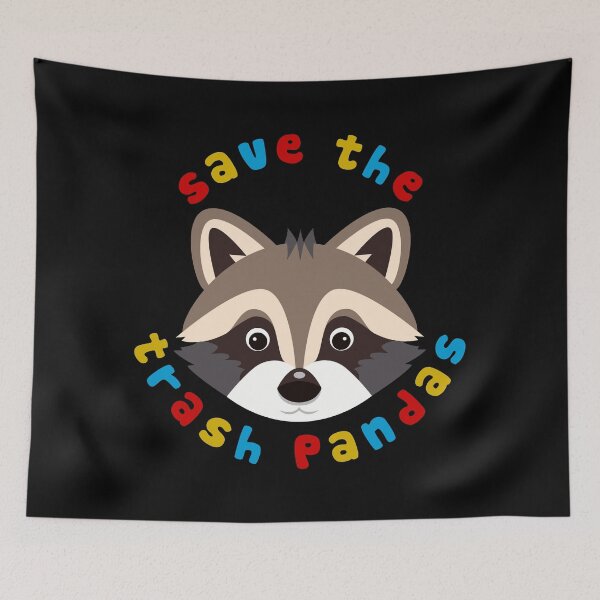 Item preview, Save The Trash Pandas designed and sold by Texterns.